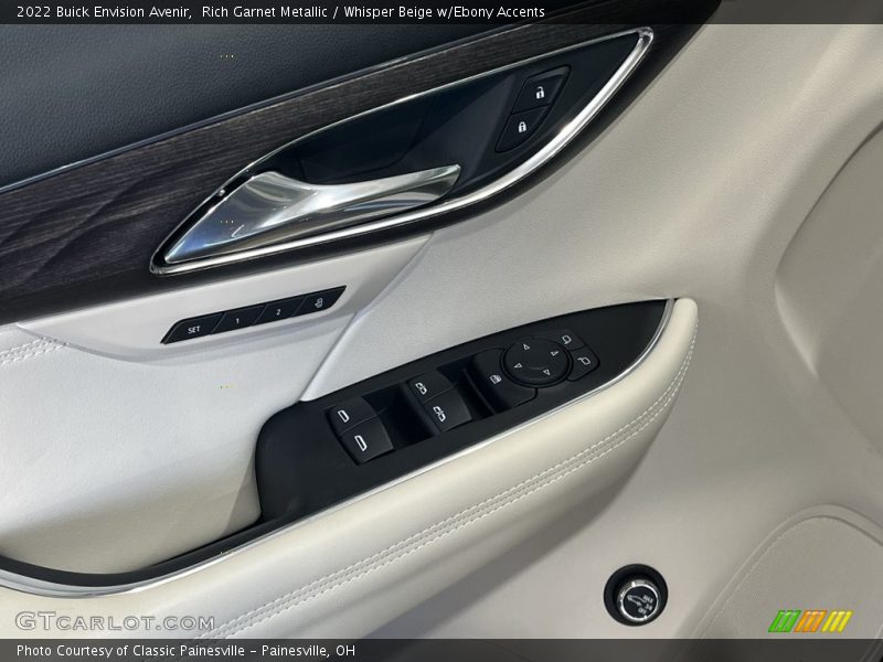 Rich Garnet Metallic / Whisper Beige w/Ebony Accents 2022 Buick Envision Avenir