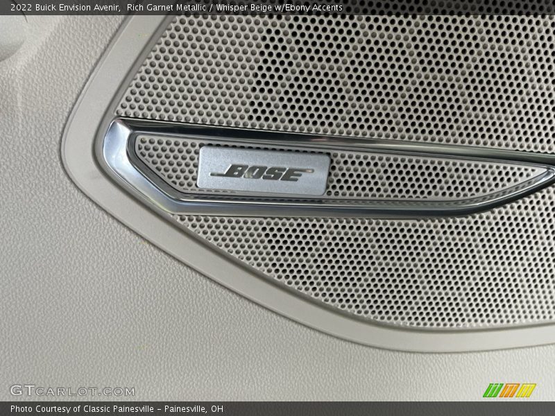 Rich Garnet Metallic / Whisper Beige w/Ebony Accents 2022 Buick Envision Avenir