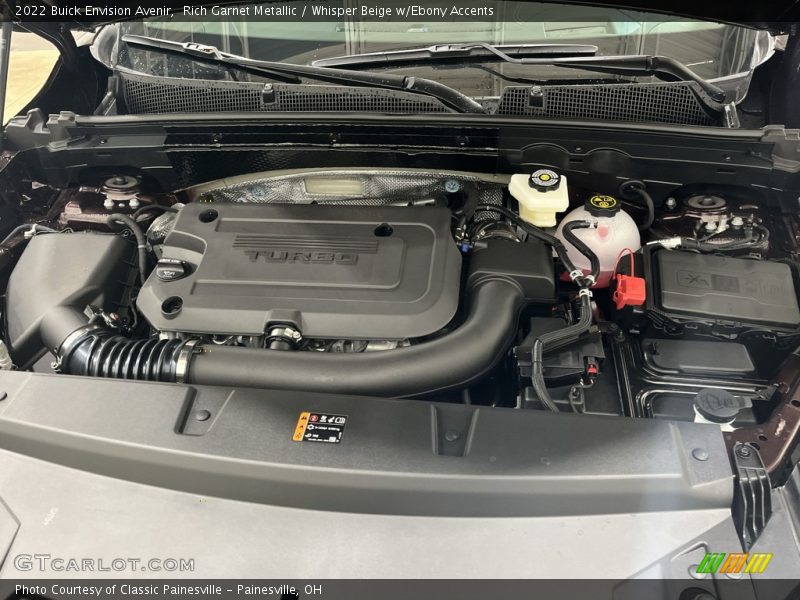  2022 Envision Avenir Engine - 2.0 Liter Turbocharged DOHC 16-Valve VVT 4 Cylinder