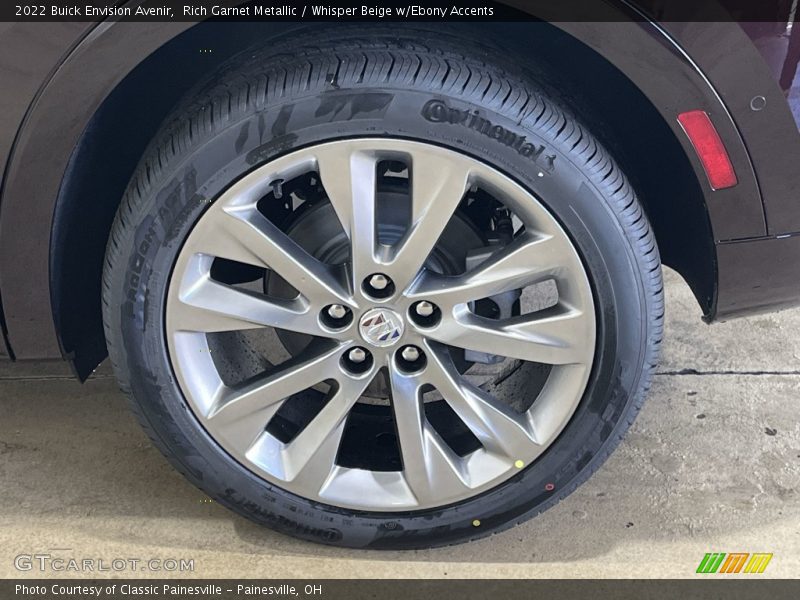 Rich Garnet Metallic / Whisper Beige w/Ebony Accents 2022 Buick Envision Avenir