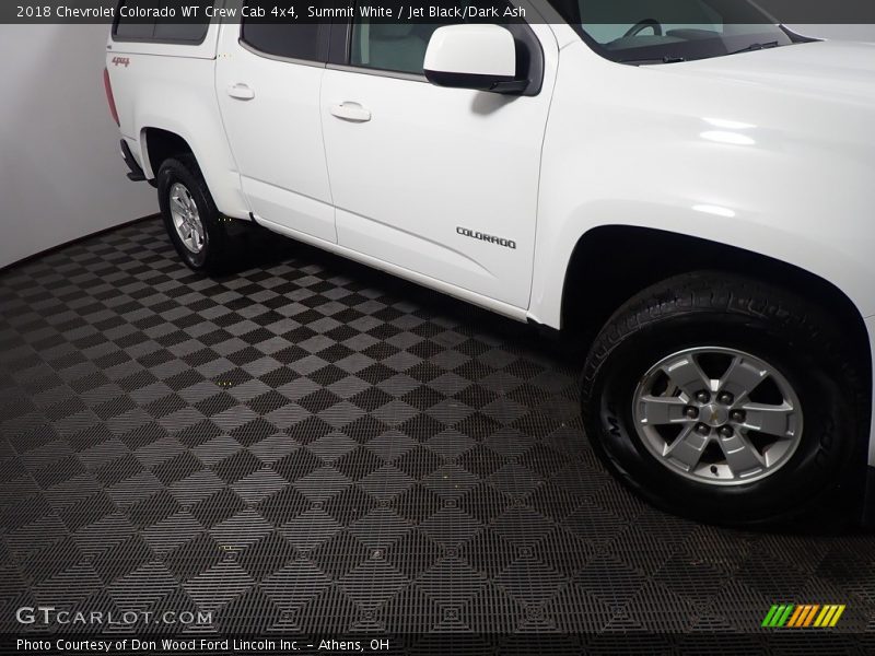 Summit White / Jet Black/Dark Ash 2018 Chevrolet Colorado WT Crew Cab 4x4