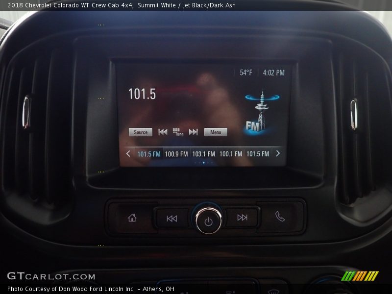 Summit White / Jet Black/Dark Ash 2018 Chevrolet Colorado WT Crew Cab 4x4