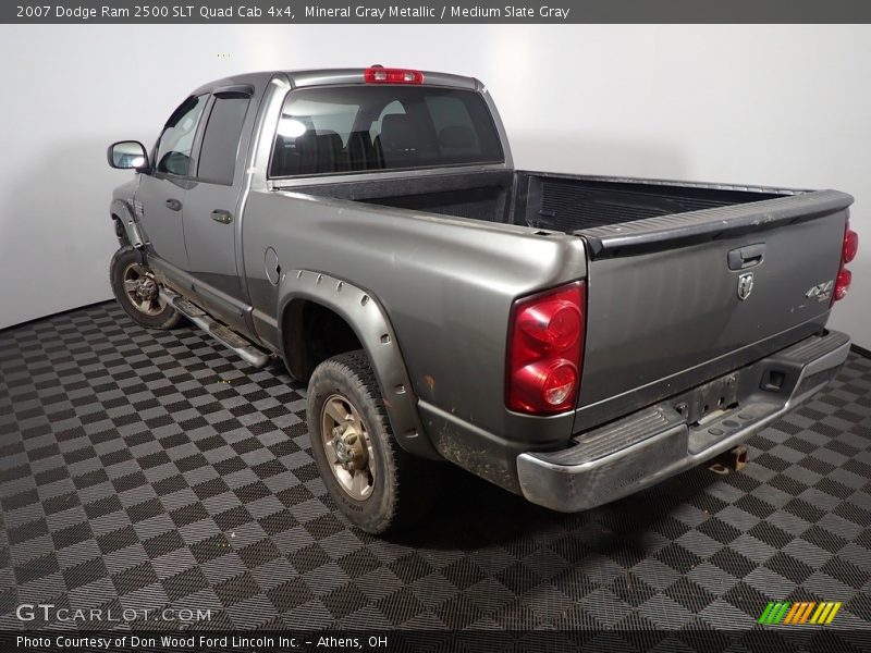 Mineral Gray Metallic / Medium Slate Gray 2007 Dodge Ram 2500 SLT Quad Cab 4x4