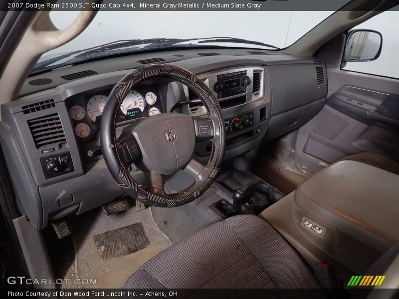 Mineral Gray Metallic / Medium Slate Gray 2007 Dodge Ram 2500 SLT Quad Cab 4x4