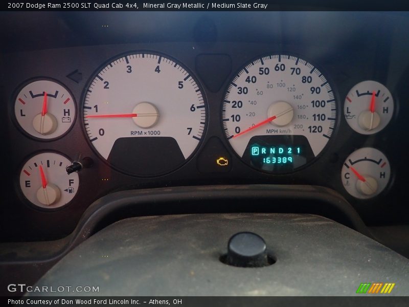 Mineral Gray Metallic / Medium Slate Gray 2007 Dodge Ram 2500 SLT Quad Cab 4x4