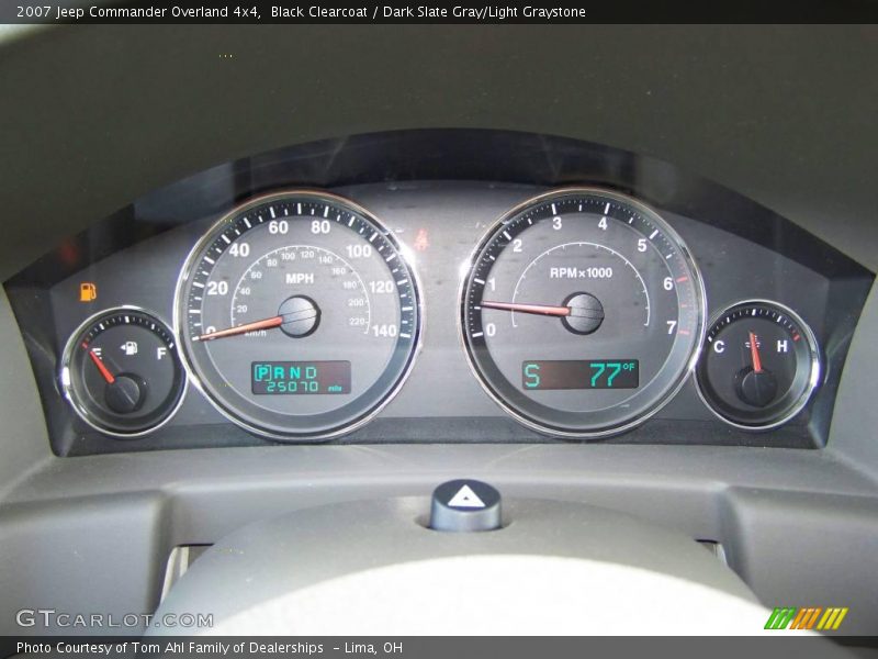 Black Clearcoat / Dark Slate Gray/Light Graystone 2007 Jeep Commander Overland 4x4