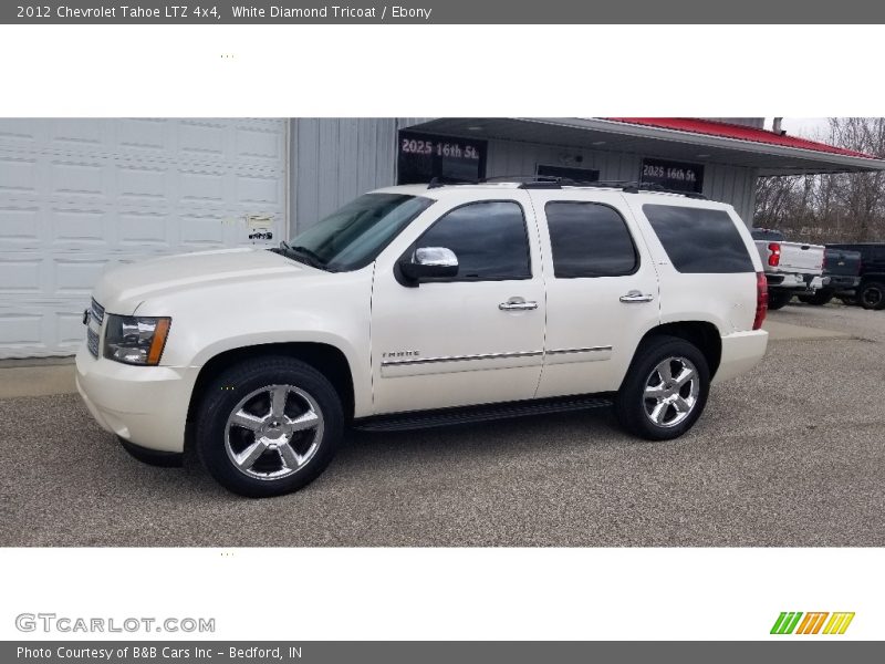 White Diamond Tricoat / Ebony 2012 Chevrolet Tahoe LTZ 4x4
