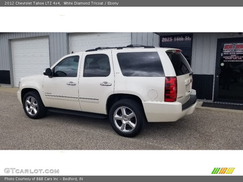 White Diamond Tricoat / Ebony 2012 Chevrolet Tahoe LTZ 4x4