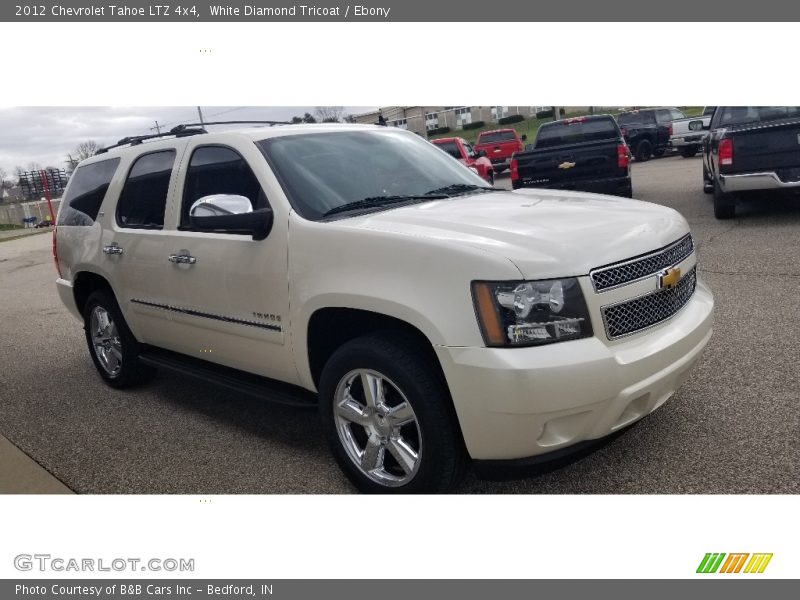 White Diamond Tricoat / Ebony 2012 Chevrolet Tahoe LTZ 4x4