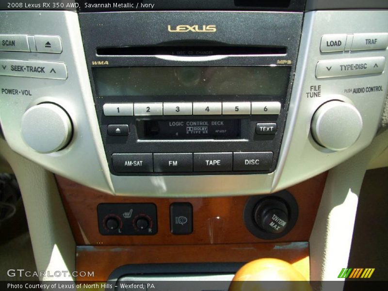 Savannah Metallic / Ivory 2008 Lexus RX 350 AWD