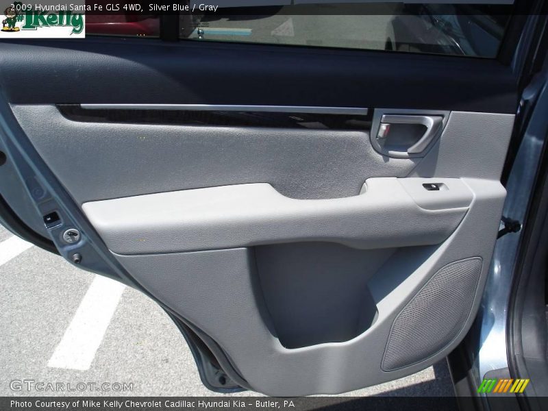 Silver Blue / Gray 2009 Hyundai Santa Fe GLS 4WD