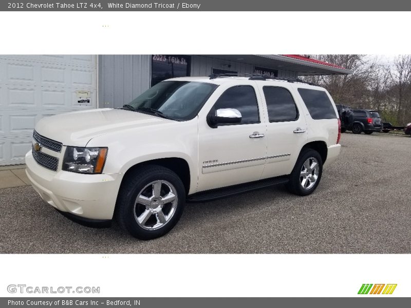 White Diamond Tricoat / Ebony 2012 Chevrolet Tahoe LTZ 4x4