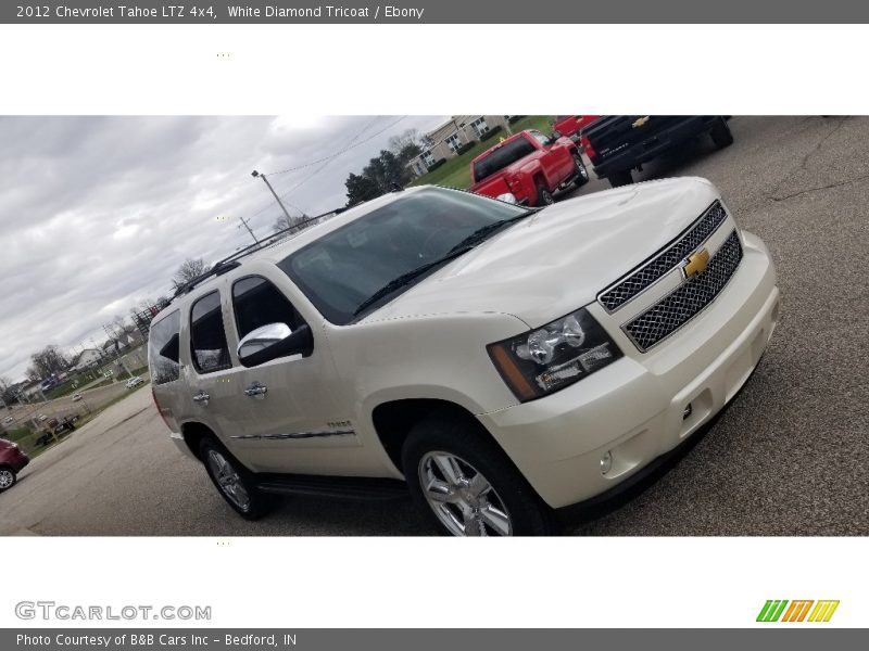 White Diamond Tricoat / Ebony 2012 Chevrolet Tahoe LTZ 4x4