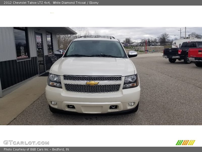 White Diamond Tricoat / Ebony 2012 Chevrolet Tahoe LTZ 4x4