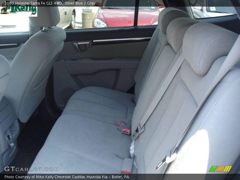 Silver Blue / Gray 2009 Hyundai Santa Fe GLS 4WD