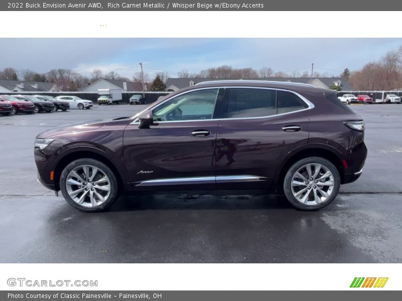 Rich Garnet Metallic / Whisper Beige w/Ebony Accents 2022 Buick Envision Avenir AWD