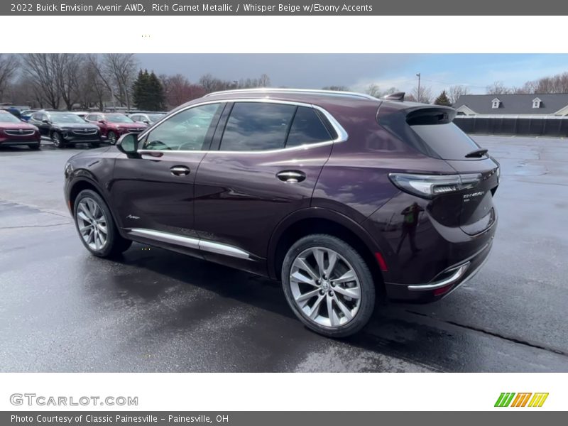 Rich Garnet Metallic / Whisper Beige w/Ebony Accents 2022 Buick Envision Avenir AWD