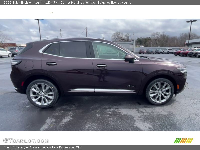 Rich Garnet Metallic / Whisper Beige w/Ebony Accents 2022 Buick Envision Avenir AWD