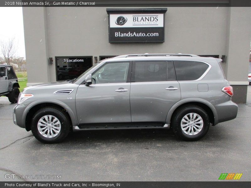 Gun Metallic / Charcoal 2018 Nissan Armada SV