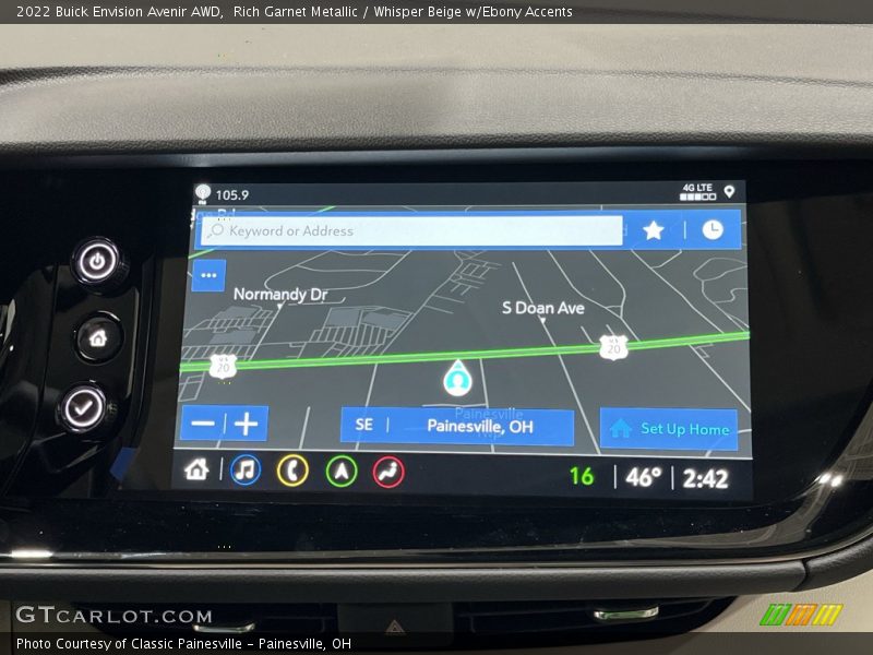 Rich Garnet Metallic / Whisper Beige w/Ebony Accents 2022 Buick Envision Avenir AWD