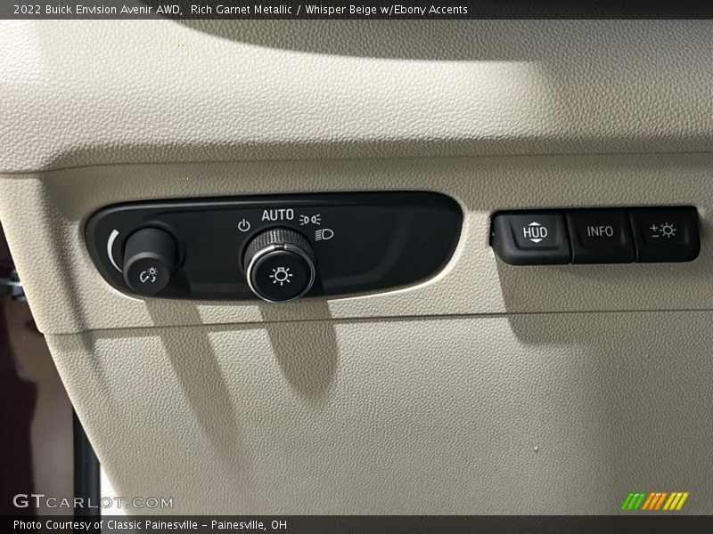 Rich Garnet Metallic / Whisper Beige w/Ebony Accents 2022 Buick Envision Avenir AWD