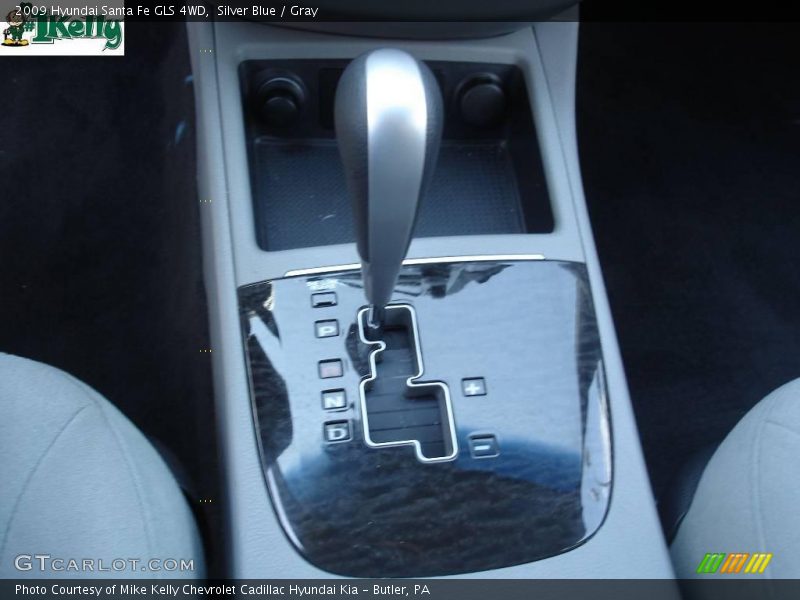 Silver Blue / Gray 2009 Hyundai Santa Fe GLS 4WD