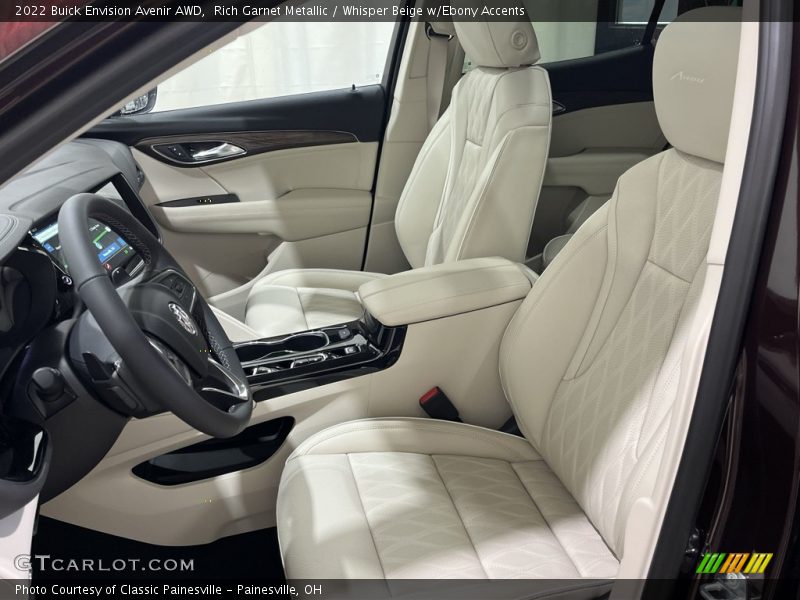 Rich Garnet Metallic / Whisper Beige w/Ebony Accents 2022 Buick Envision Avenir AWD