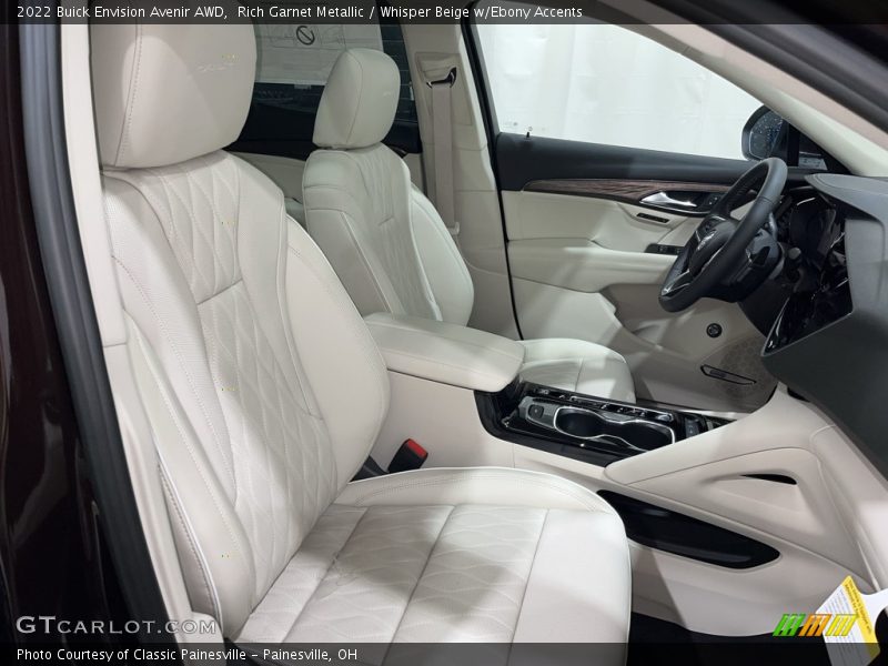 Rich Garnet Metallic / Whisper Beige w/Ebony Accents 2022 Buick Envision Avenir AWD