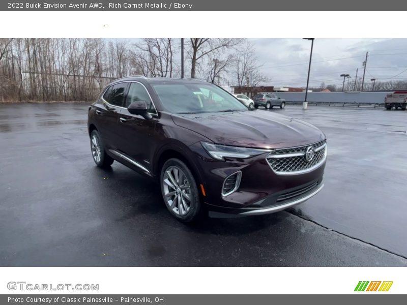 Rich Garnet Metallic / Ebony 2022 Buick Envision Avenir AWD