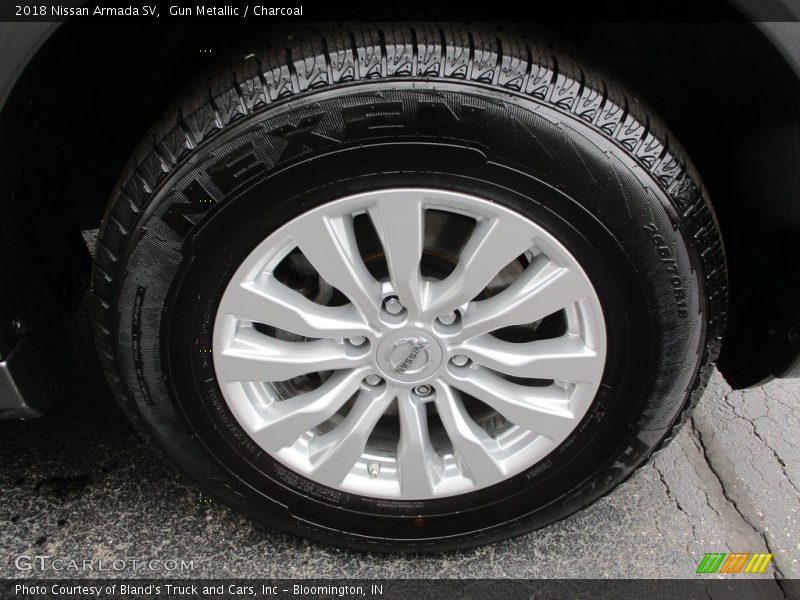Gun Metallic / Charcoal 2018 Nissan Armada SV