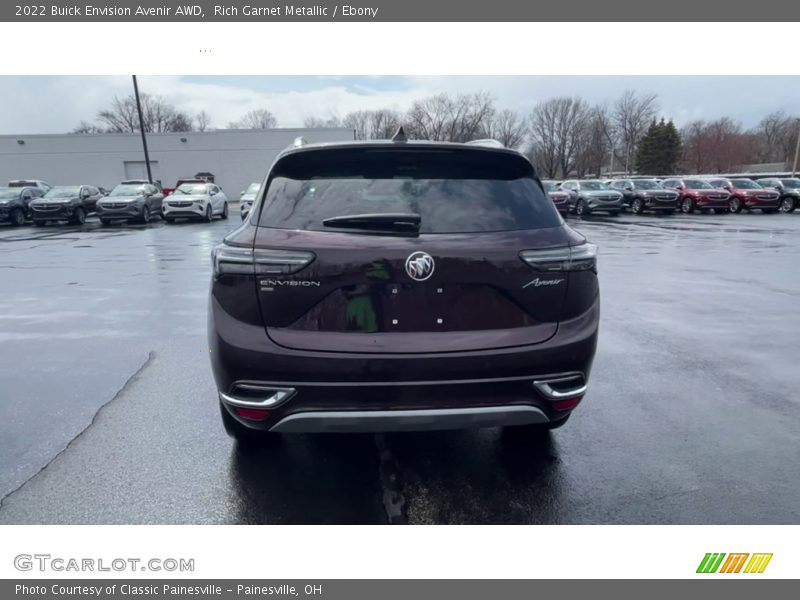 Rich Garnet Metallic / Ebony 2022 Buick Envision Avenir AWD