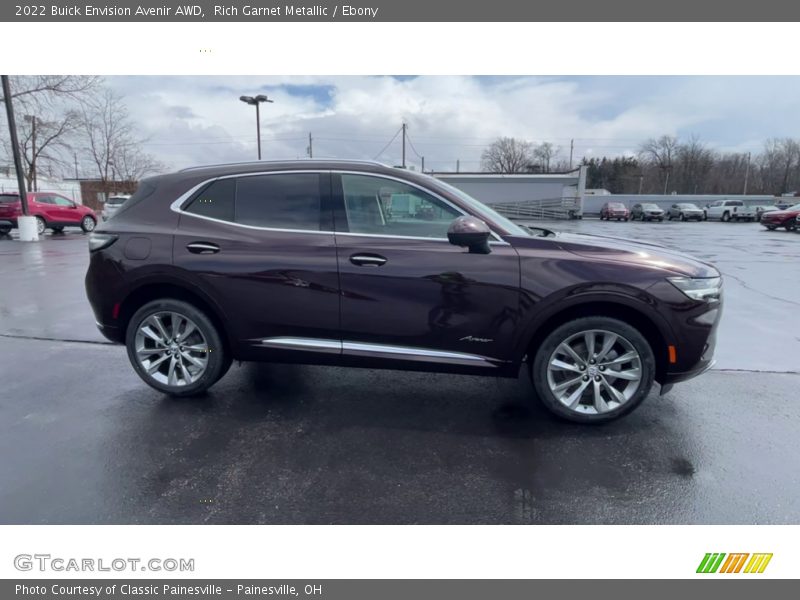 Rich Garnet Metallic / Ebony 2022 Buick Envision Avenir AWD