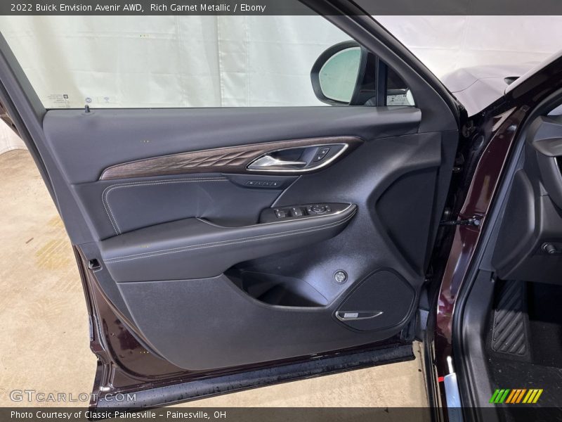 Rich Garnet Metallic / Ebony 2022 Buick Envision Avenir AWD