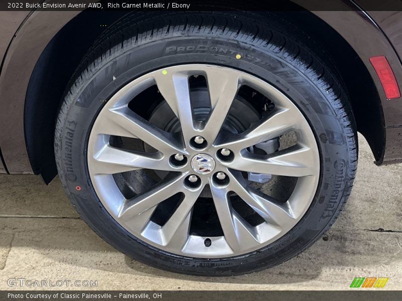 Rich Garnet Metallic / Ebony 2022 Buick Envision Avenir AWD