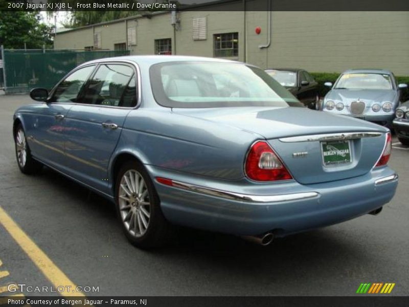 Frost Blue Metallic / Dove/Granite 2007 Jaguar XJ XJ8 L