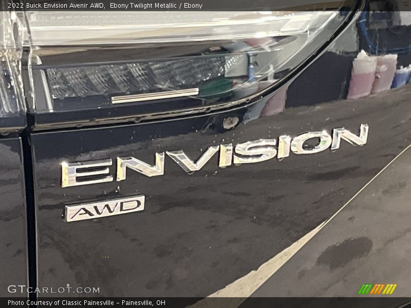 Ebony Twilight Metallic / Ebony 2022 Buick Envision Avenir AWD