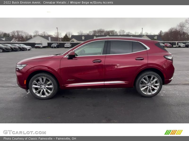 Cinnabar Metallic / Whisper Beige w/Ebony Accents 2022 Buick Envision Avenir