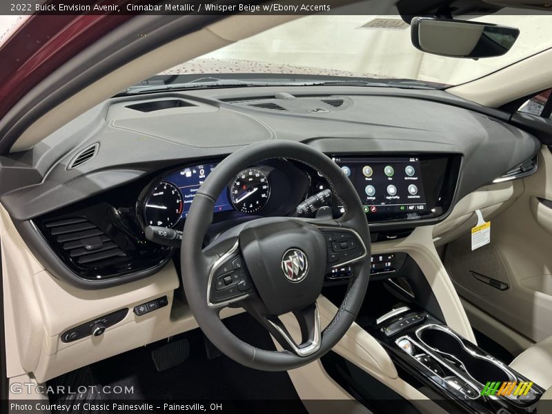Cinnabar Metallic / Whisper Beige w/Ebony Accents 2022 Buick Envision Avenir
