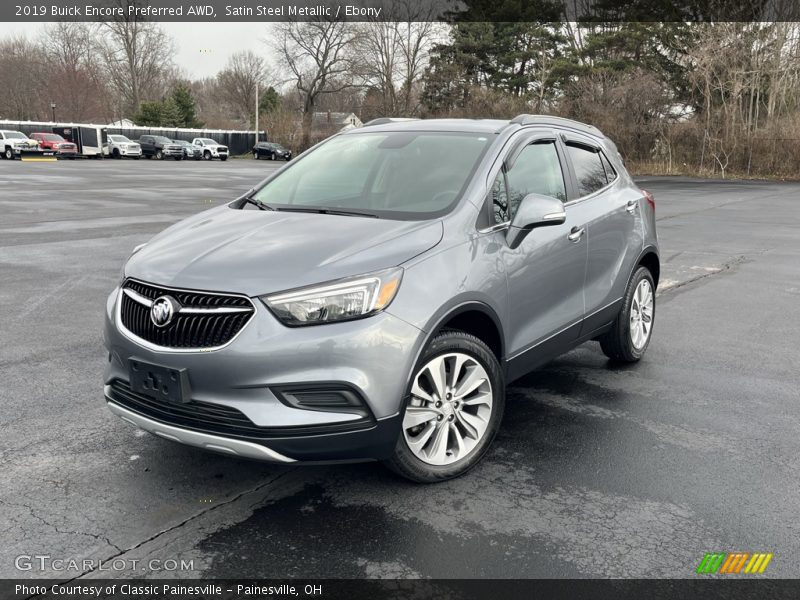 Satin Steel Metallic / Ebony 2019 Buick Encore Preferred AWD