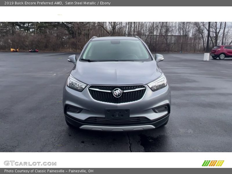 Satin Steel Metallic / Ebony 2019 Buick Encore Preferred AWD