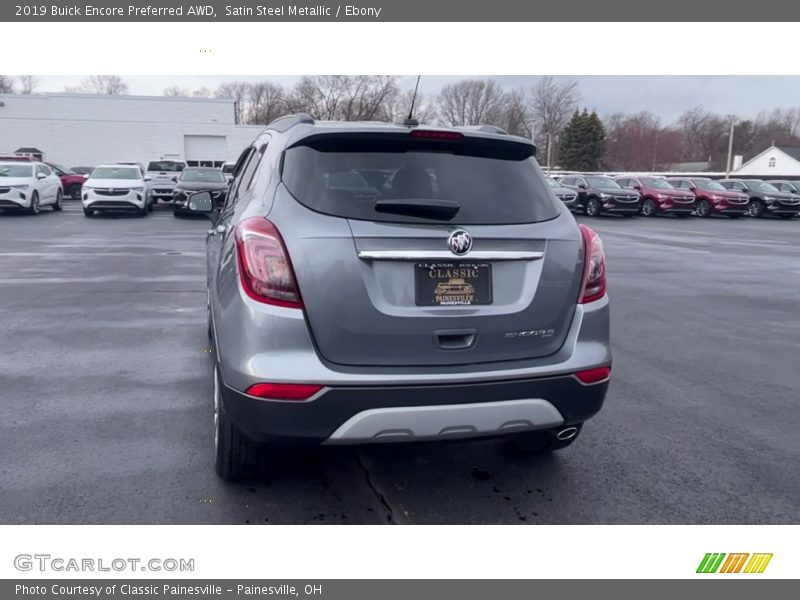 Satin Steel Metallic / Ebony 2019 Buick Encore Preferred AWD