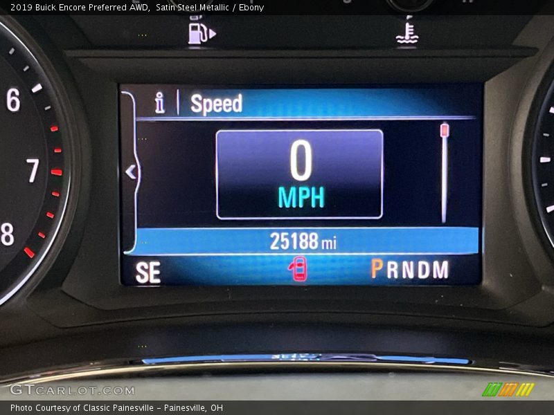Satin Steel Metallic / Ebony 2019 Buick Encore Preferred AWD