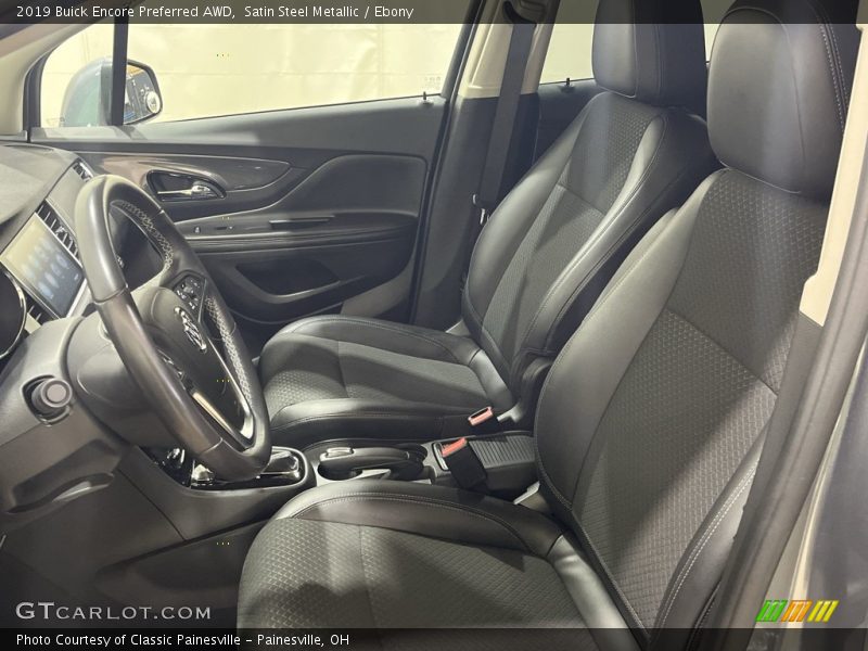 Satin Steel Metallic / Ebony 2019 Buick Encore Preferred AWD