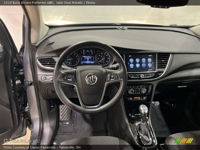 Satin Steel Metallic / Ebony 2019 Buick Encore Preferred AWD