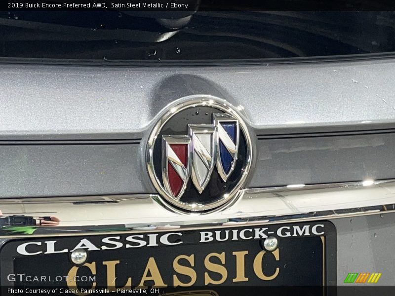 Satin Steel Metallic / Ebony 2019 Buick Encore Preferred AWD