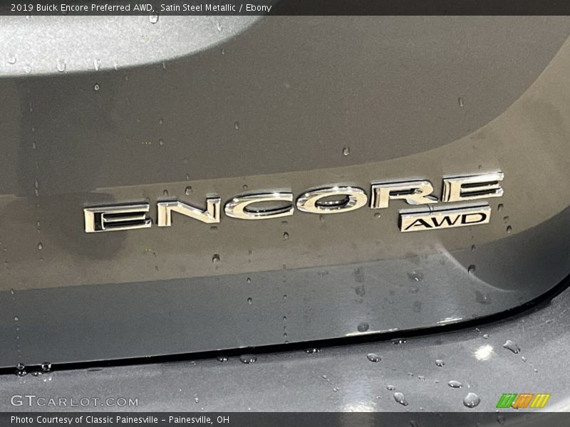 Satin Steel Metallic / Ebony 2019 Buick Encore Preferred AWD