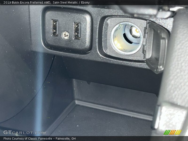 Satin Steel Metallic / Ebony 2019 Buick Encore Preferred AWD