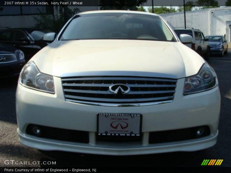 Ivory Pearl / Wheat 2007 Infiniti M 35x Sedan