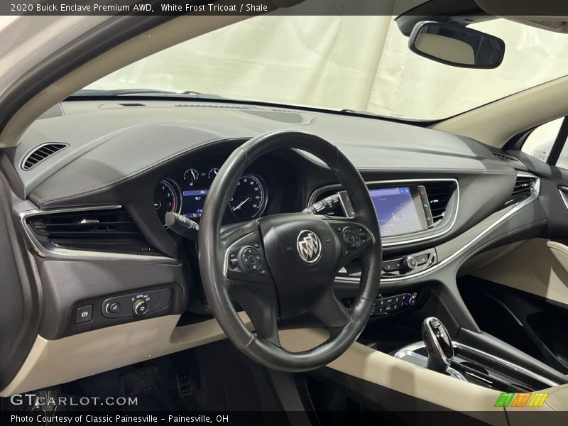White Frost Tricoat / Shale 2020 Buick Enclave Premium AWD