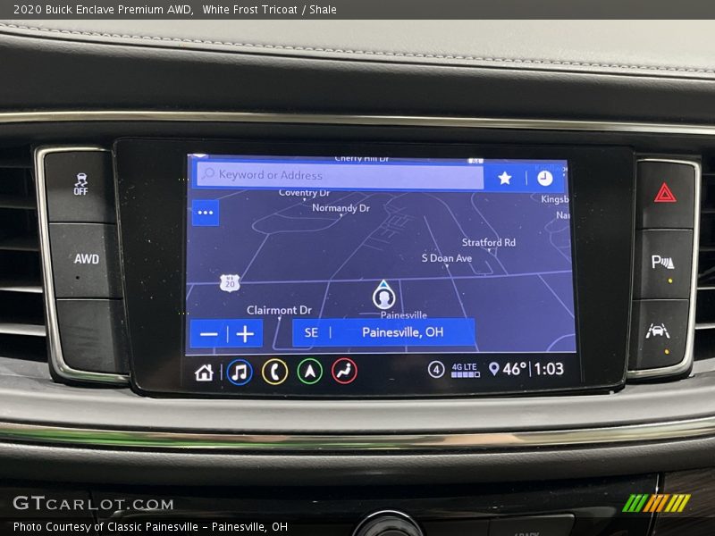 Navigation of 2020 Enclave Premium AWD